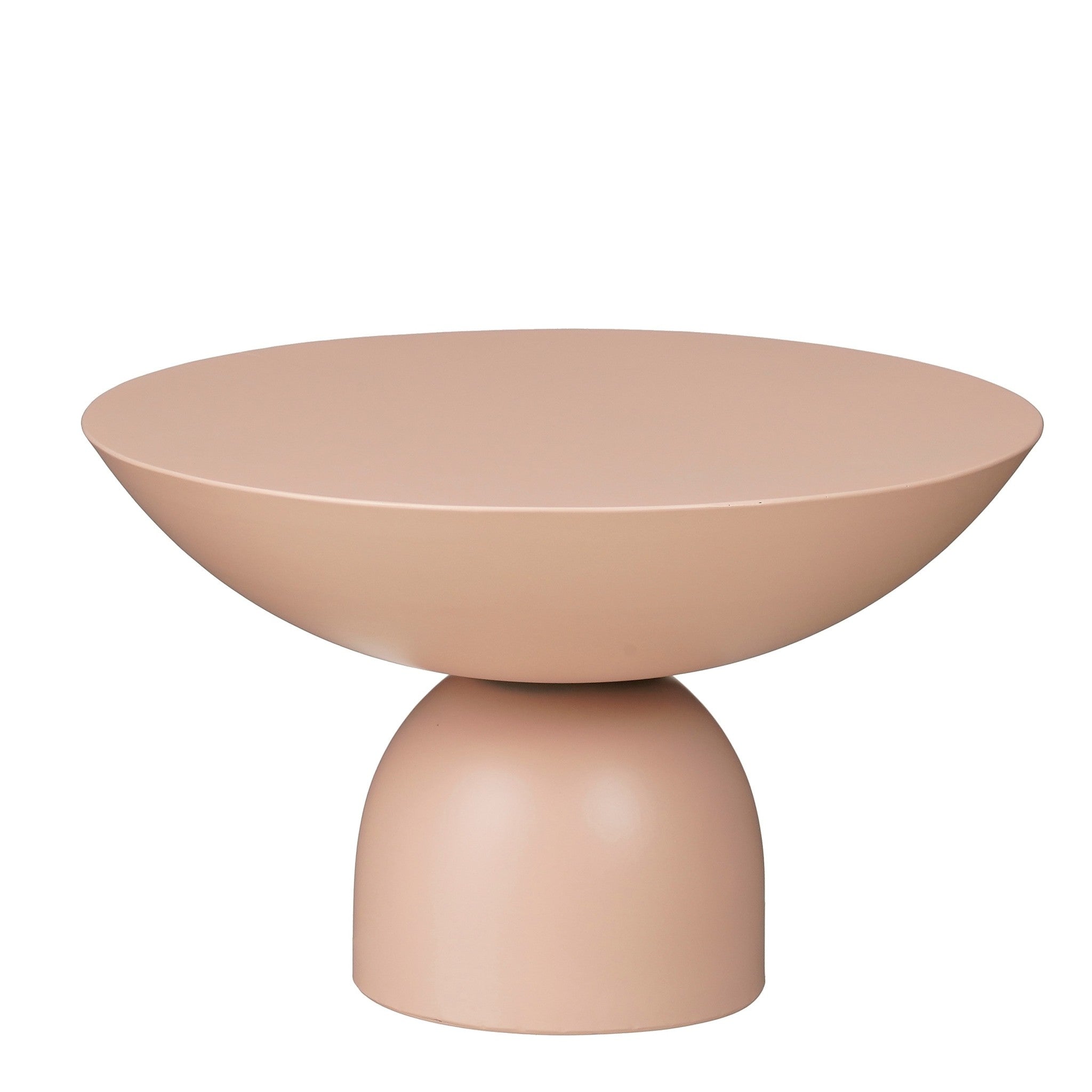 Mica Decorations Salontafel Celise - 47x47x28 cm - Ijzer - Licht Roze