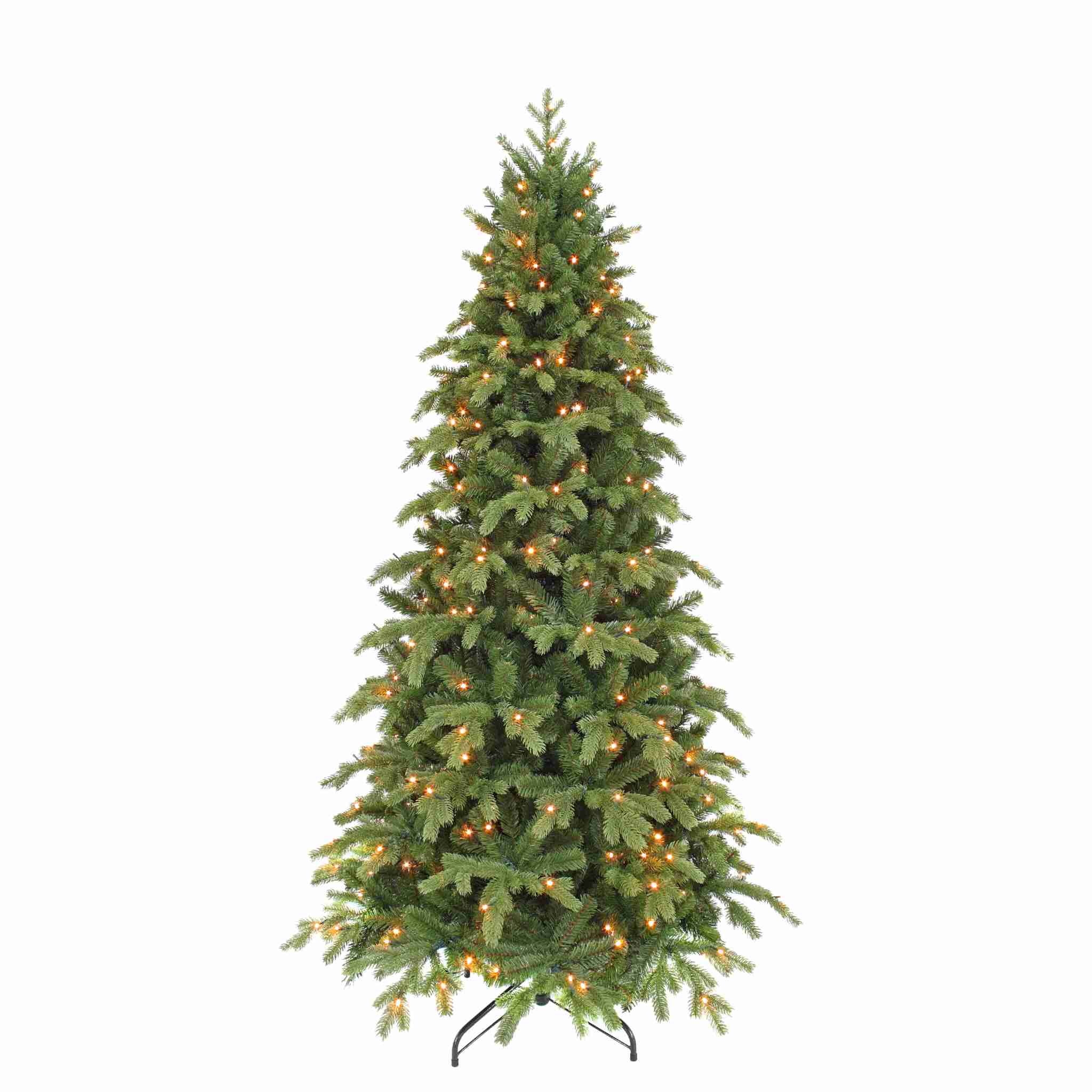 Triumph Tree Kunstkerstboom Sherwood - 124x124x230 cm - PVC/Polyethyleen - Groen - 288LED