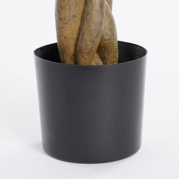 Mica Decorations Pachira Kunstplant - H60xØ60 cm - Plastic pot - Groen