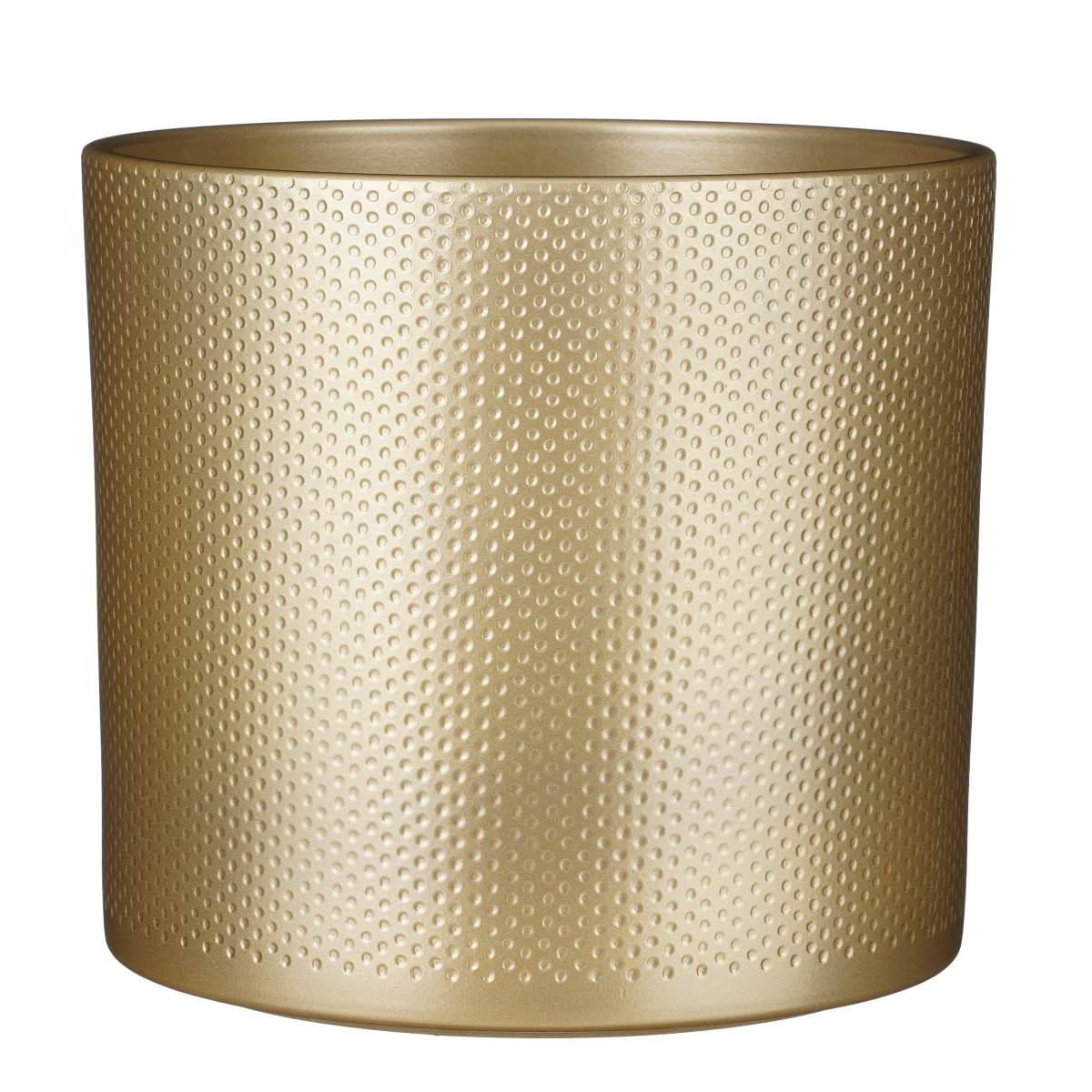 Mica Decorations Era Bloempot - 28x28x26 cm - Keramiek - Goud