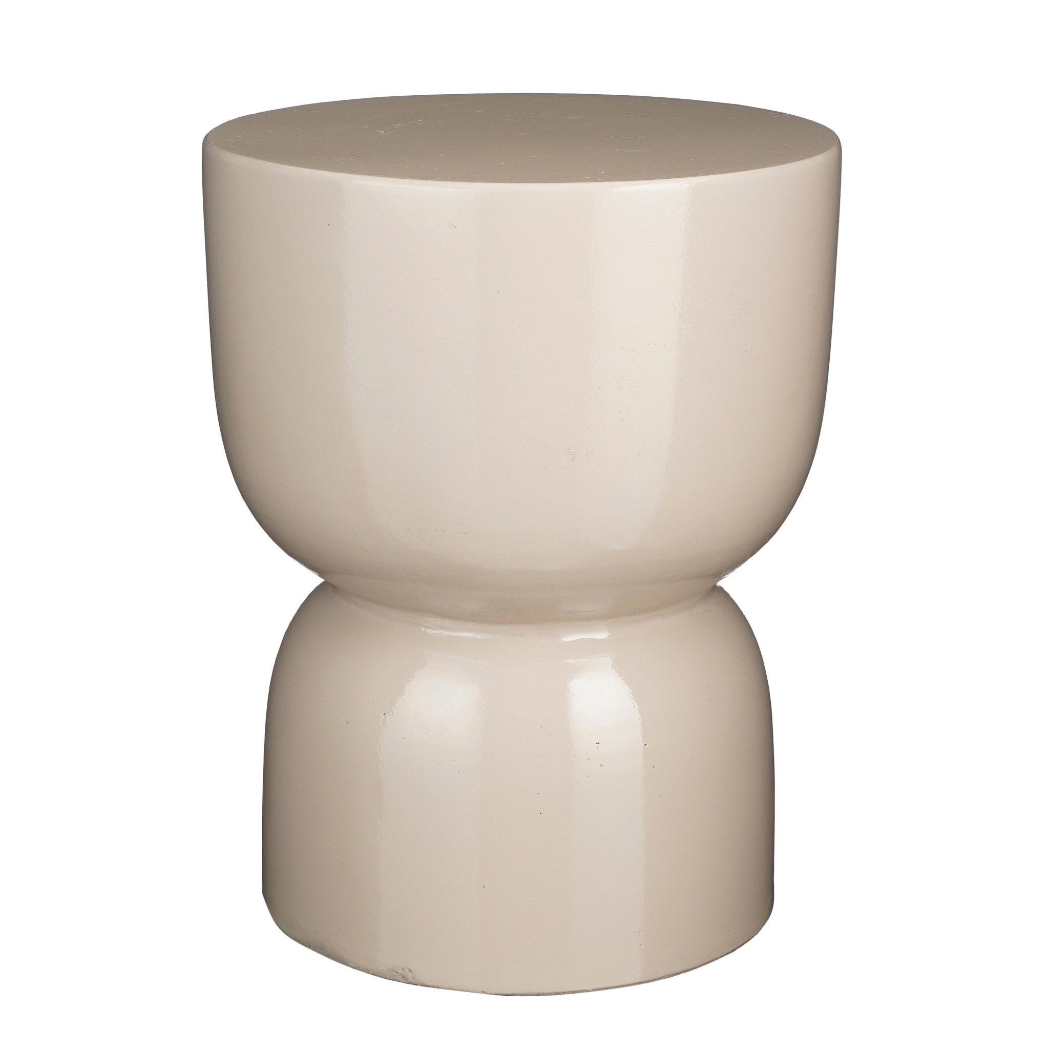 Mica Decorations Bijzettafel Stage - 35x35x45 cm - Cement - Beige