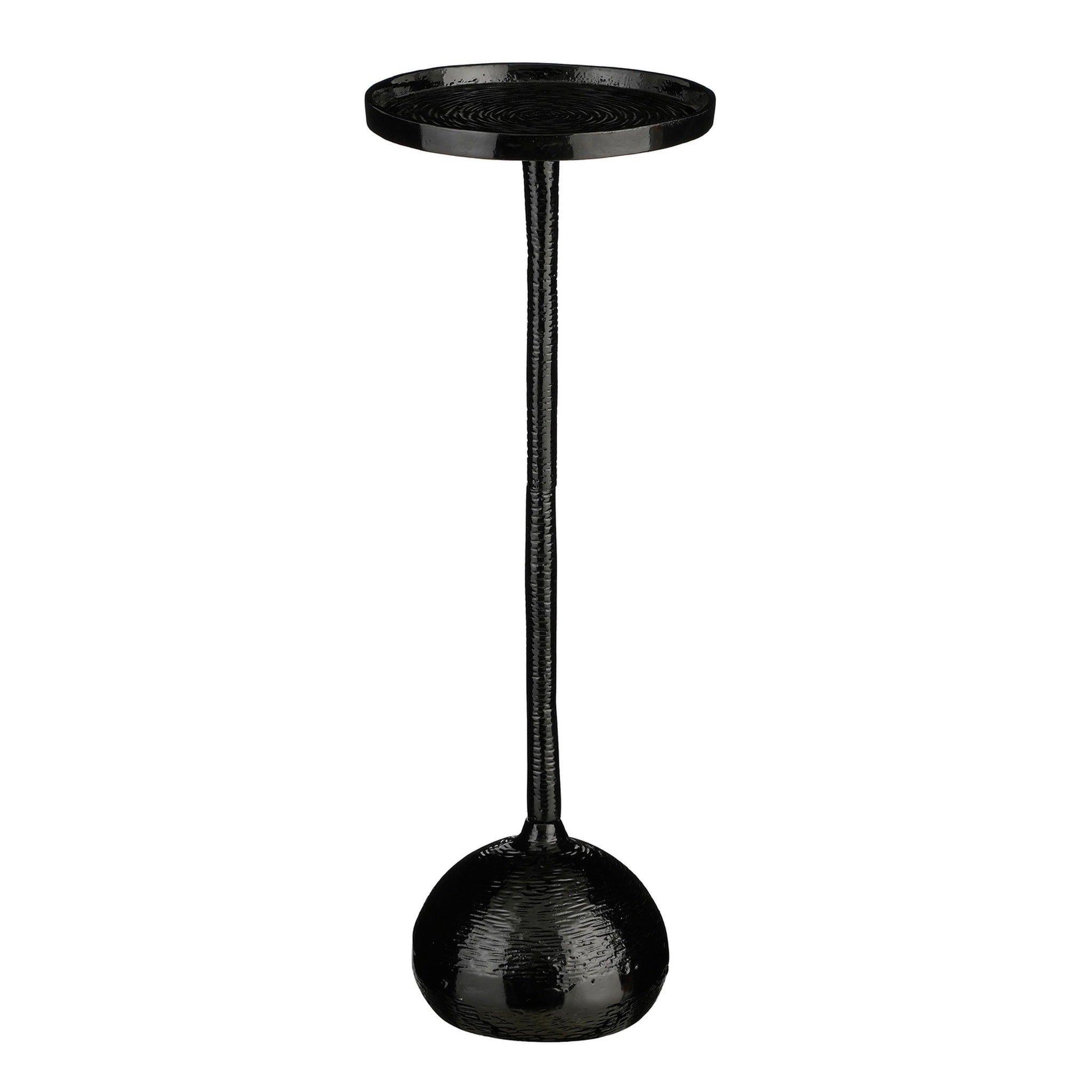 Mica Decorations Bijzettafel Colin - 24x24x68 cm - Aluminium - Zwart