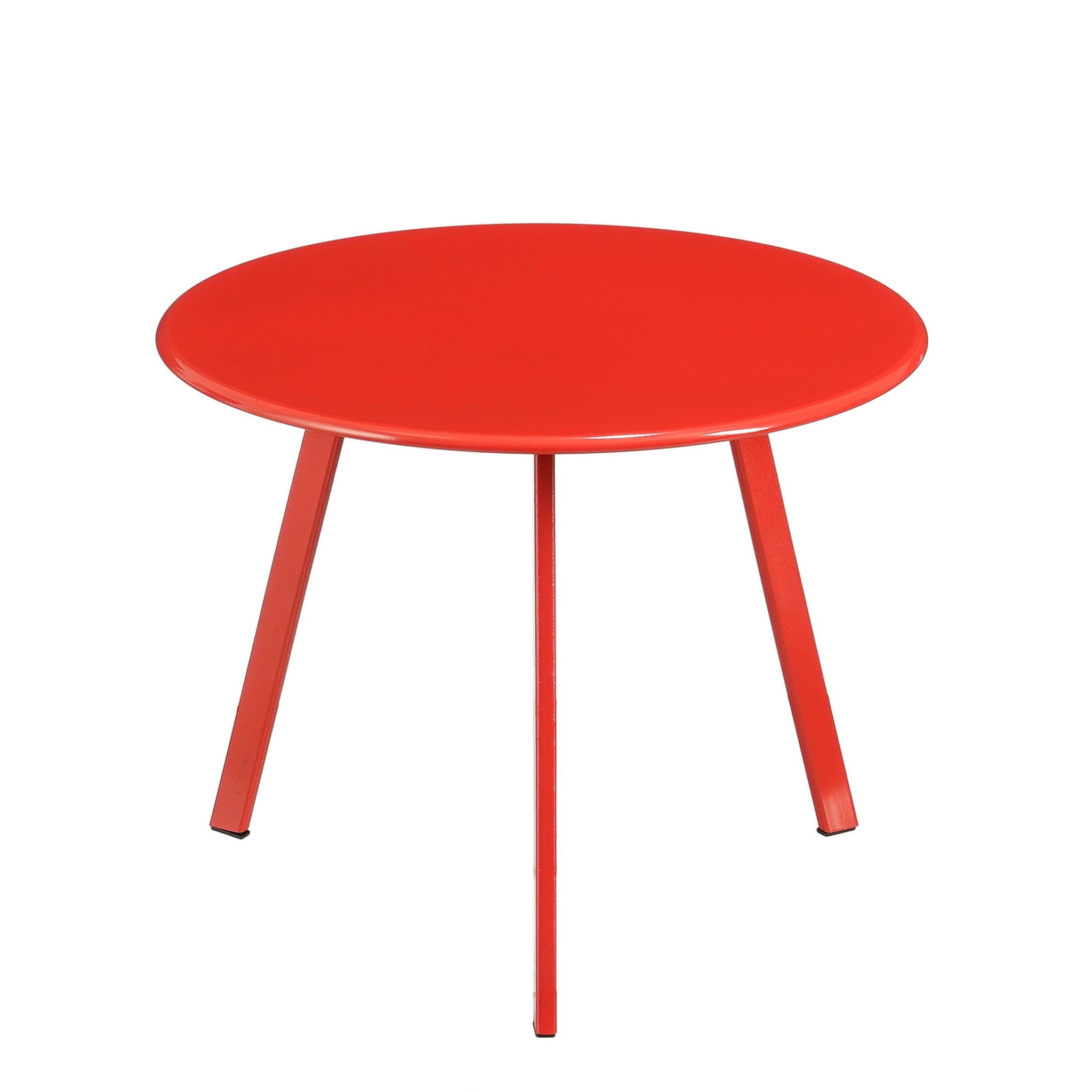 Mica Decorations Tuintafel Seatle - 38x38x30 cm - Ijzer - Rood