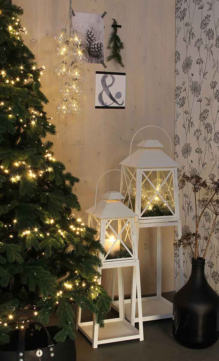 Luca Lighting Kerstverlichting - 1000 LED - 2 M - Warmwit - 4 Stuks