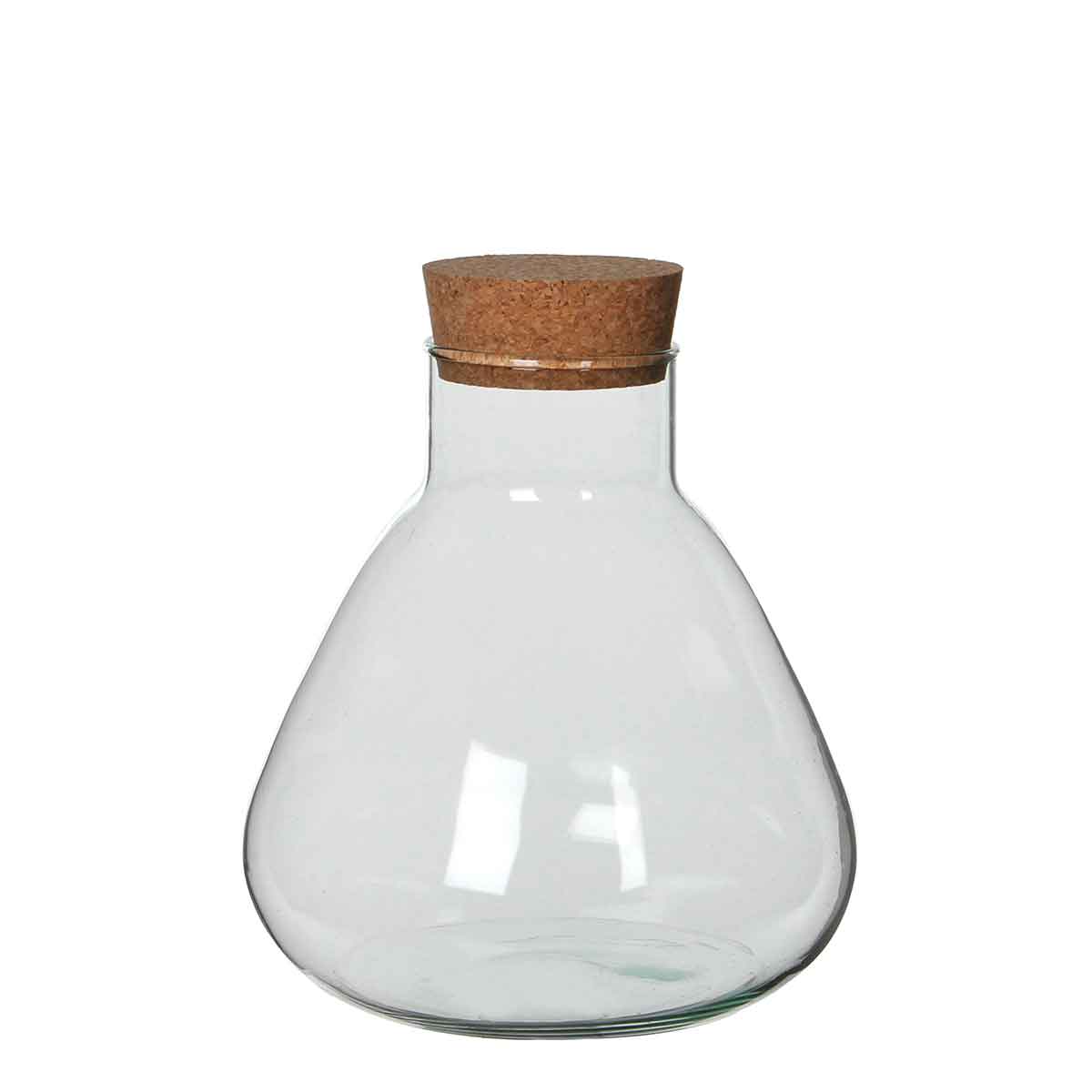 Mica Decorations emily voorraadpot transparant maat in cm: 24 x 22