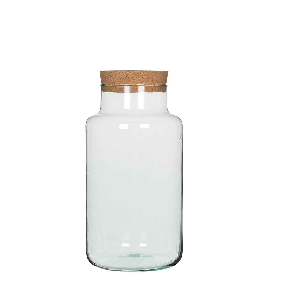 Mica Decorations chela voorraadpot transparant maat in cm: 36 x 19