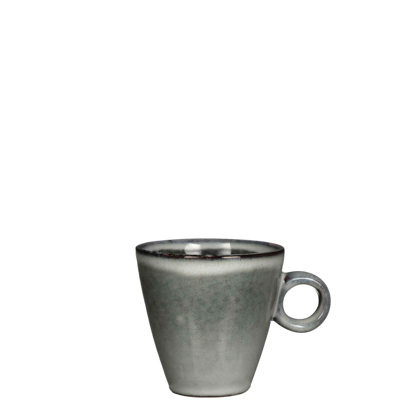 Mica Decorations tabo espresso kopje grijs maat in cm: 6 x 6,5 - GRIJS