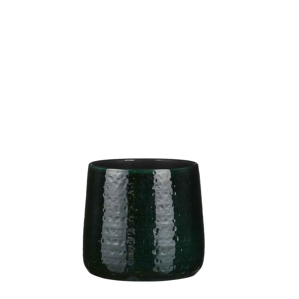 Mica Decorations Floyd Bloempot - 21 x 24 cm - Keramiek - GROEN