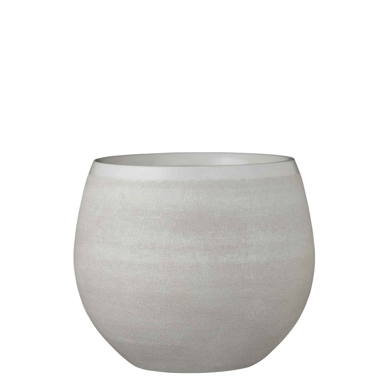 Mica Decorations douro bloempot rond off white maat in cm: 25 x 29