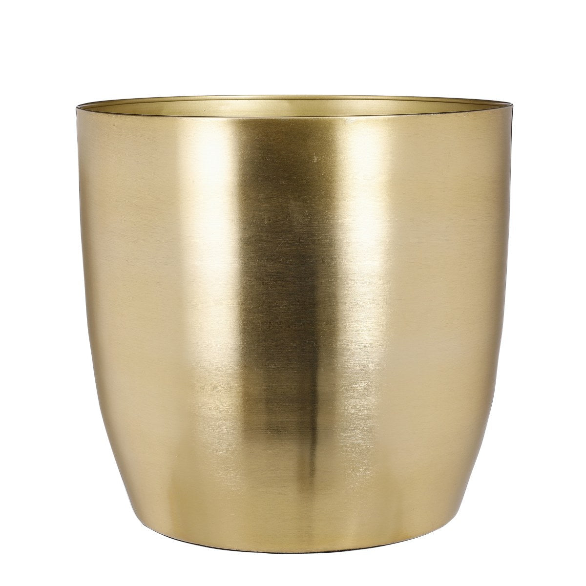 Mica Decorations Alano Bloempot - 28x28x26.9 cm - Ijzer - Goud