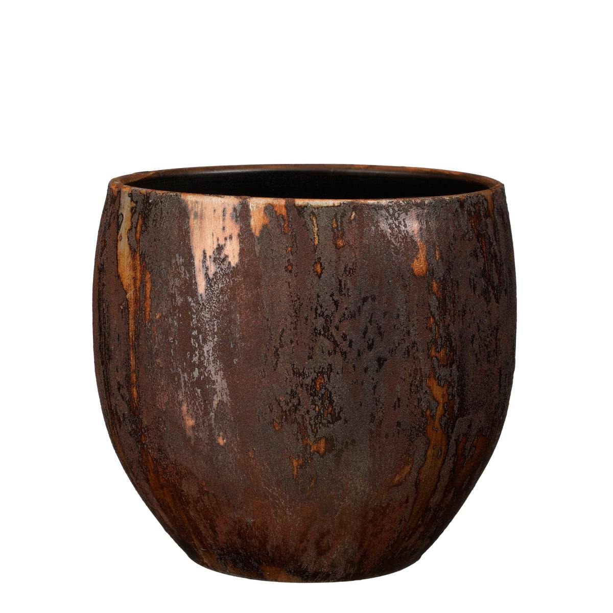 Mica Decorations Roel Bloempot - 28x28x28 cm - Terracotta - Roest