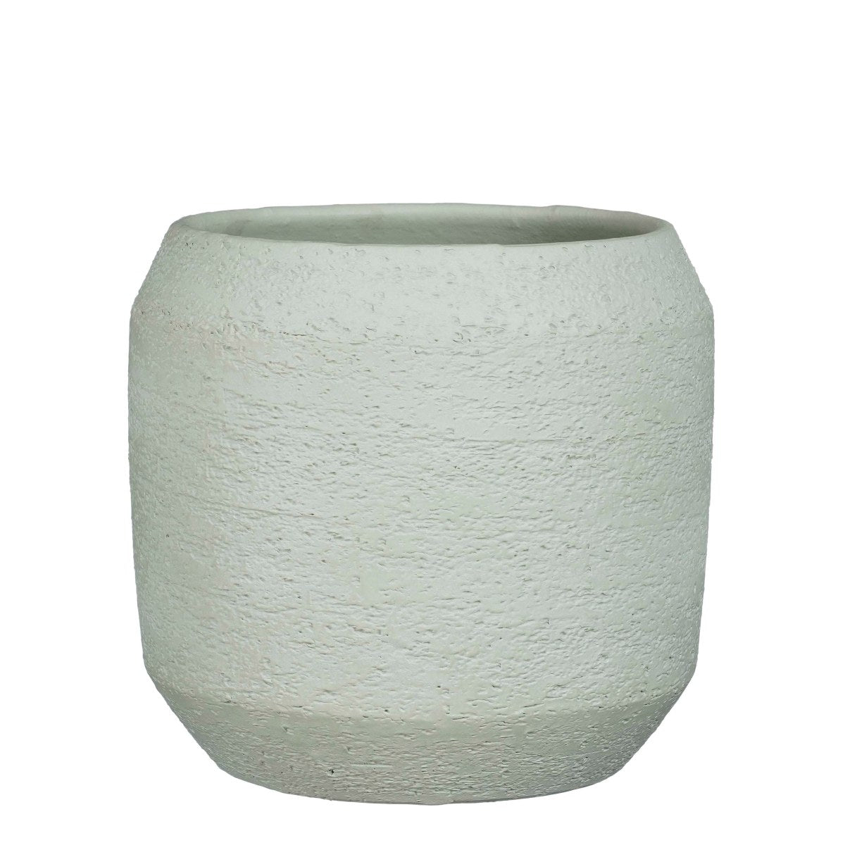 Mica Decorations Amadora Bloempot - 28x28x27 cm - Terracotta - Groen