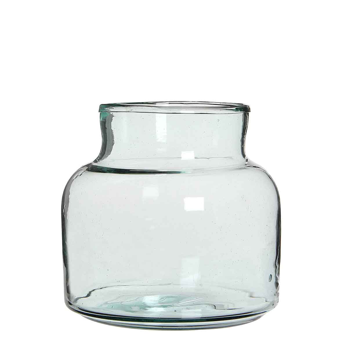 Mica Decorations Vienne Vaas - H20 x Ø21 cm - Glas - Transparant