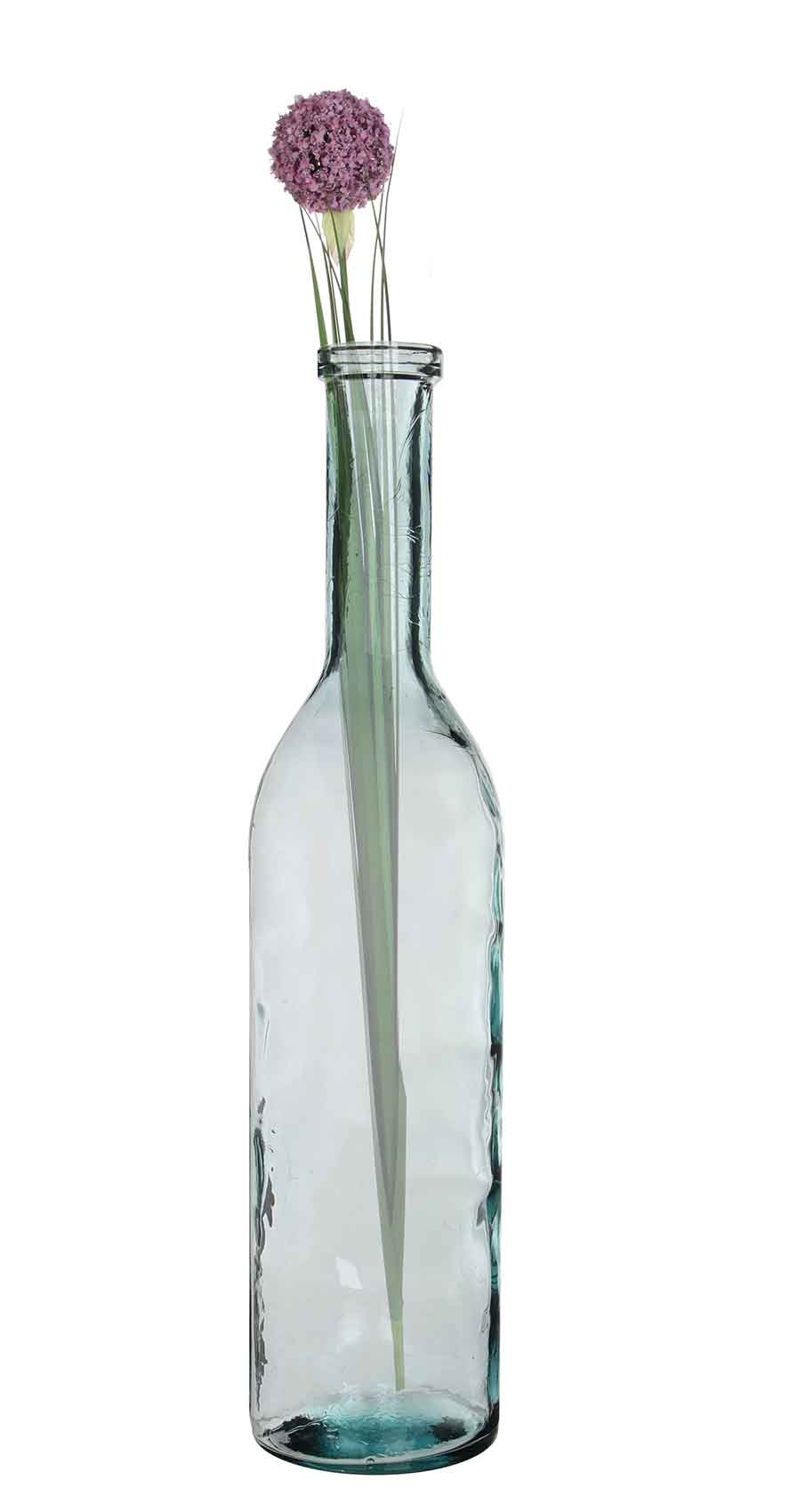 Mica Decorations fles rioja glas maat in cm: 75 x 18 transparant