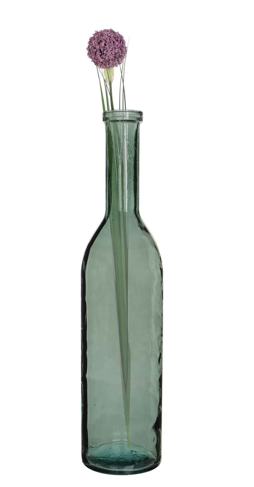 Mica Decorations fles rioja glas maat in cm: 75 x 18 grijs