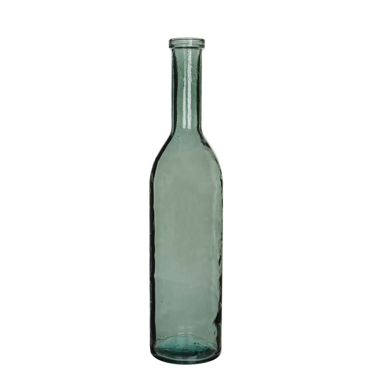 Mica Decorations fles rioja glas maat in cm: 75 x 18 grijs