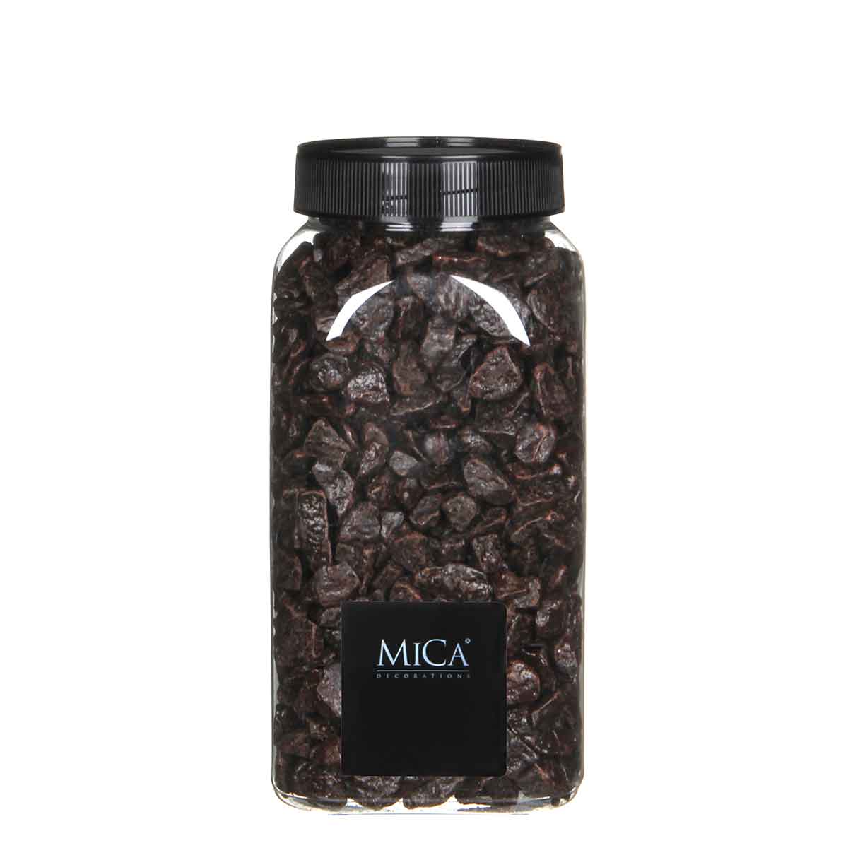 Mica Decorations steentjes mica donkerbruin