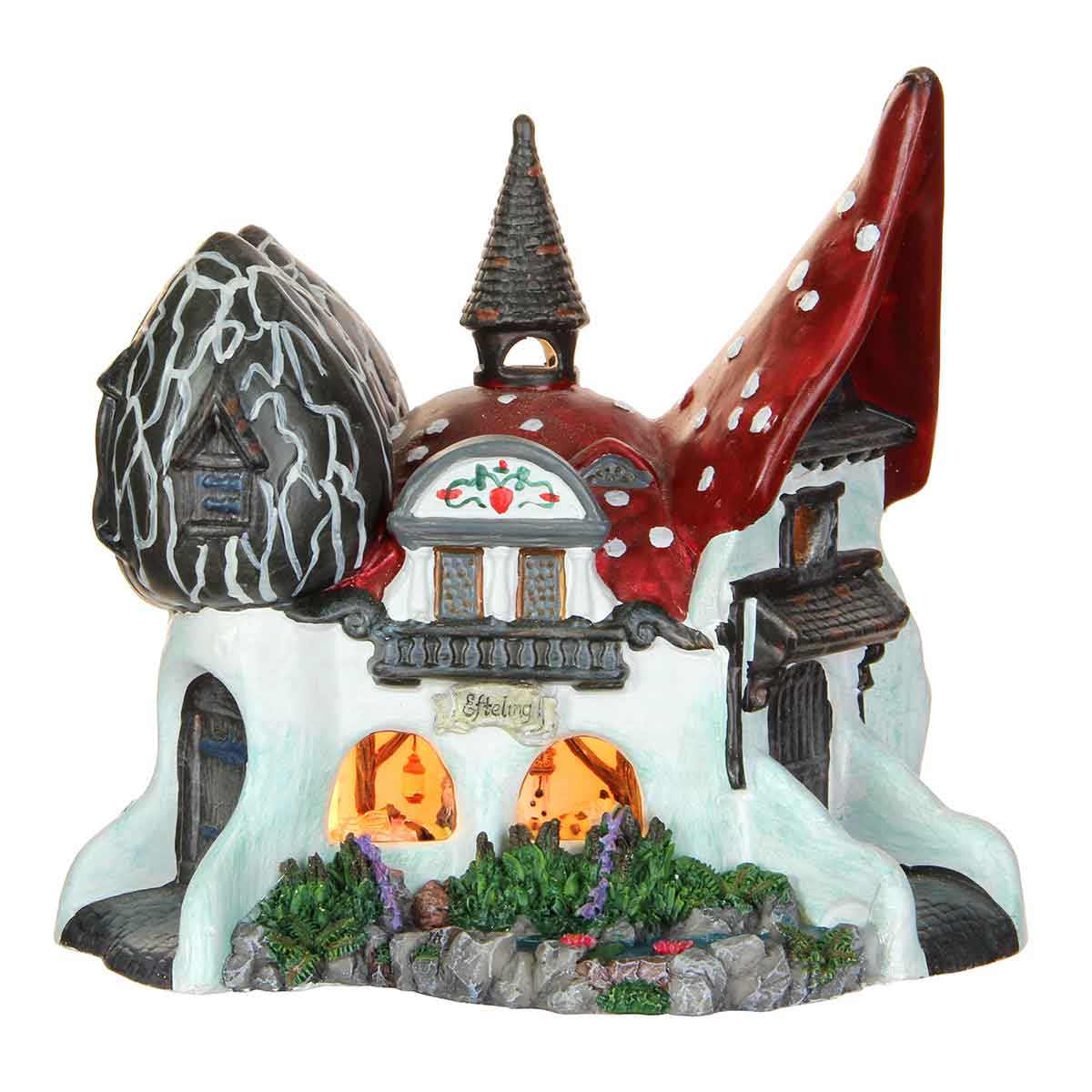 Efteling huis van de kabouters op batterijen maat in cm: 19 x 16 x 17