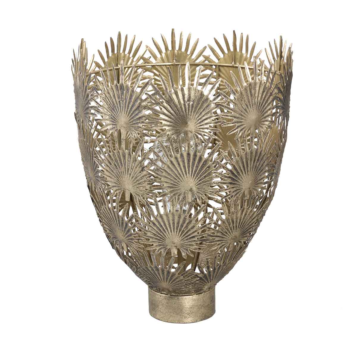 PTMD Marcella Ronde Tafellamp LED - H39 x Ø27 cm - Metaal - Goud