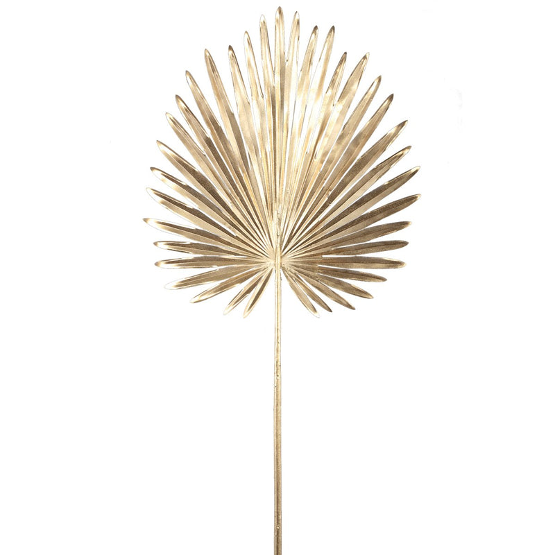 PTMD Twig Plant Palm Kunstblad - 49 x 44 x 110 cm - Goud