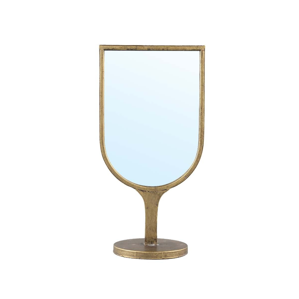 PTMD Melandi Tafelspiegel - 20,5 x 14,5 x 40 cm - Metaal - Goud