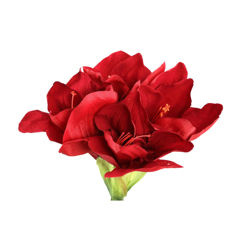PTMD Amaryllis Kunstbloem - 18 x 18 x 79 cm  - Kunststof - Flower