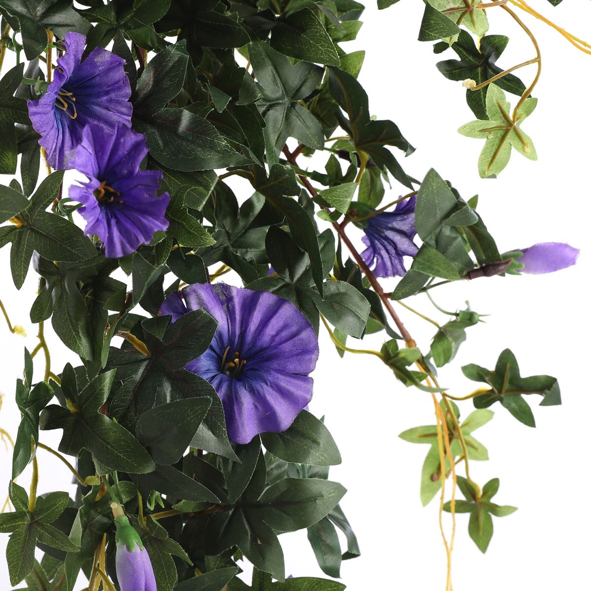 Mica Decorations petunia hangend donkerpaars maat in cm: 80 x 20 x 15