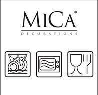Mica Decorations tabo beker creme maat in cm: 9 x 9