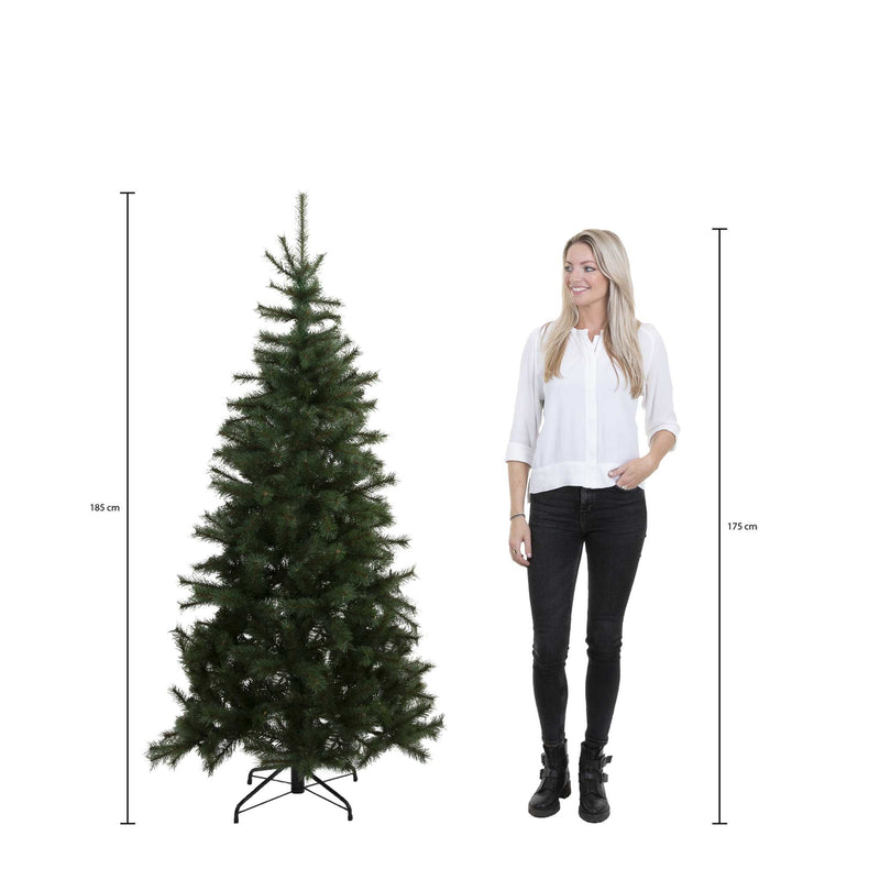 Triumph Tree Kunstkerstboom Forest frosted - 130x130x185 cm - PVC - Groen