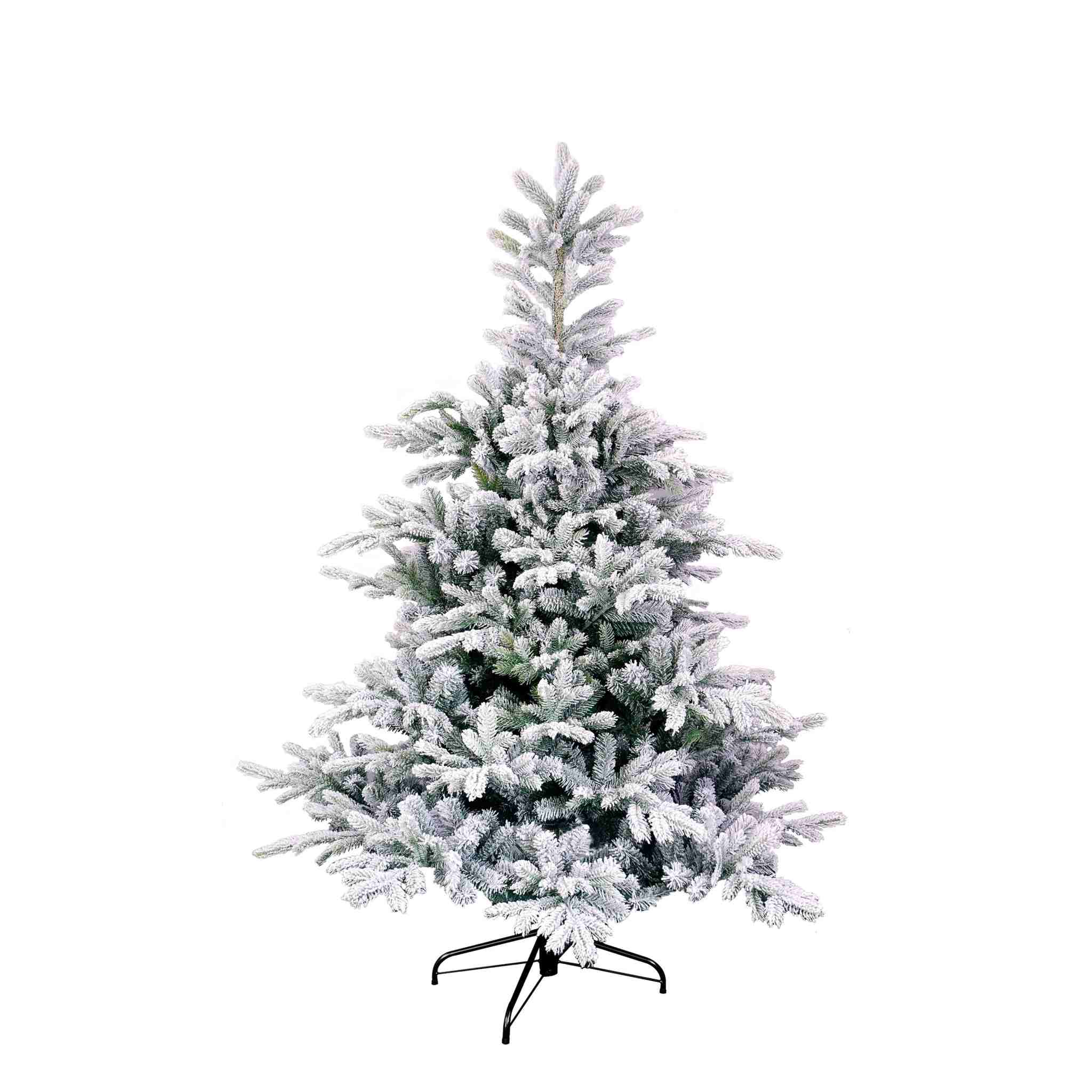 Black Box Kunstkerstboom Grimshaw - 152x152x215 cm - PVC/Polyethyleen - Bevroren Groen