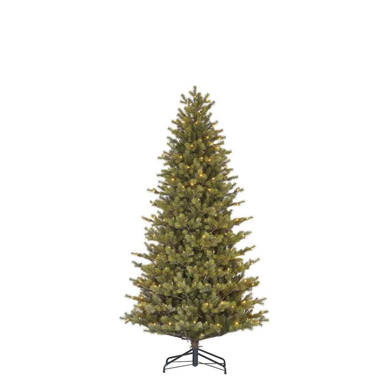 Black Box Kunstkerstboom Clive - 104x104x185 cm - PVC/Polyethyleen - Groen - 180LED