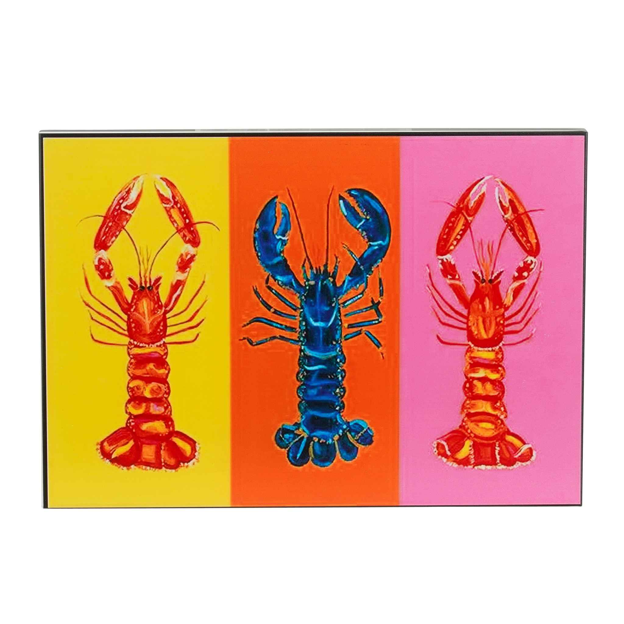 Mica Decorations Wanddecoratie Lobster - 50x3x35 cm - Ijzer - Multi
