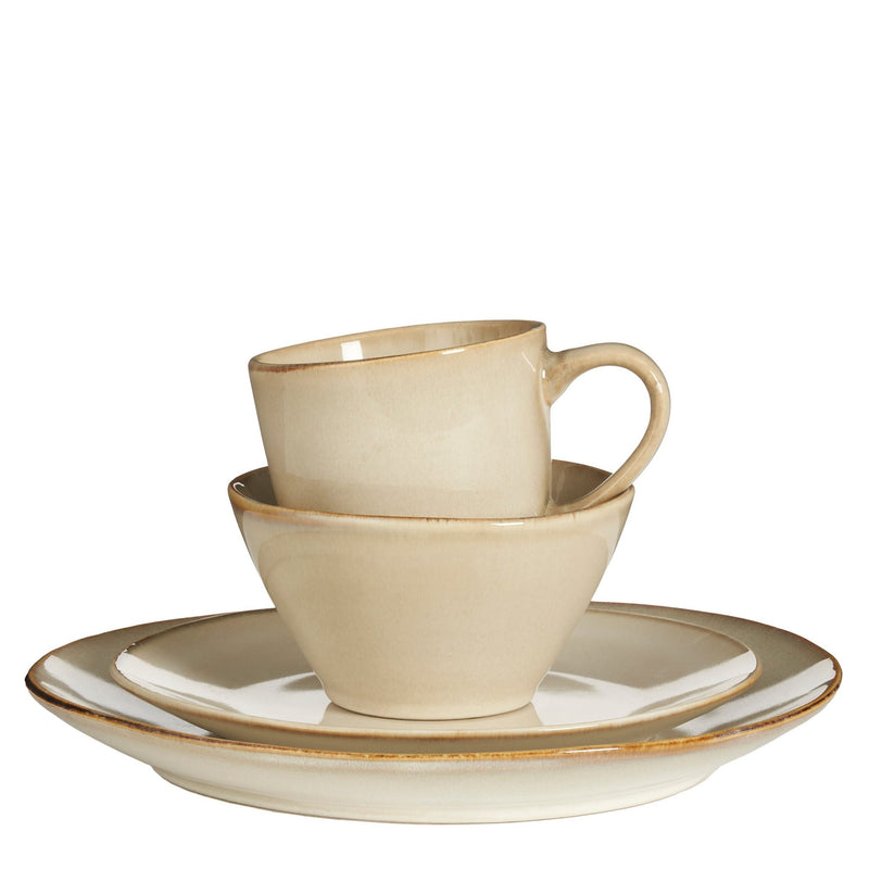 Mica Decorations Servies Racco - 31x29x29 cm - Steen - Beige