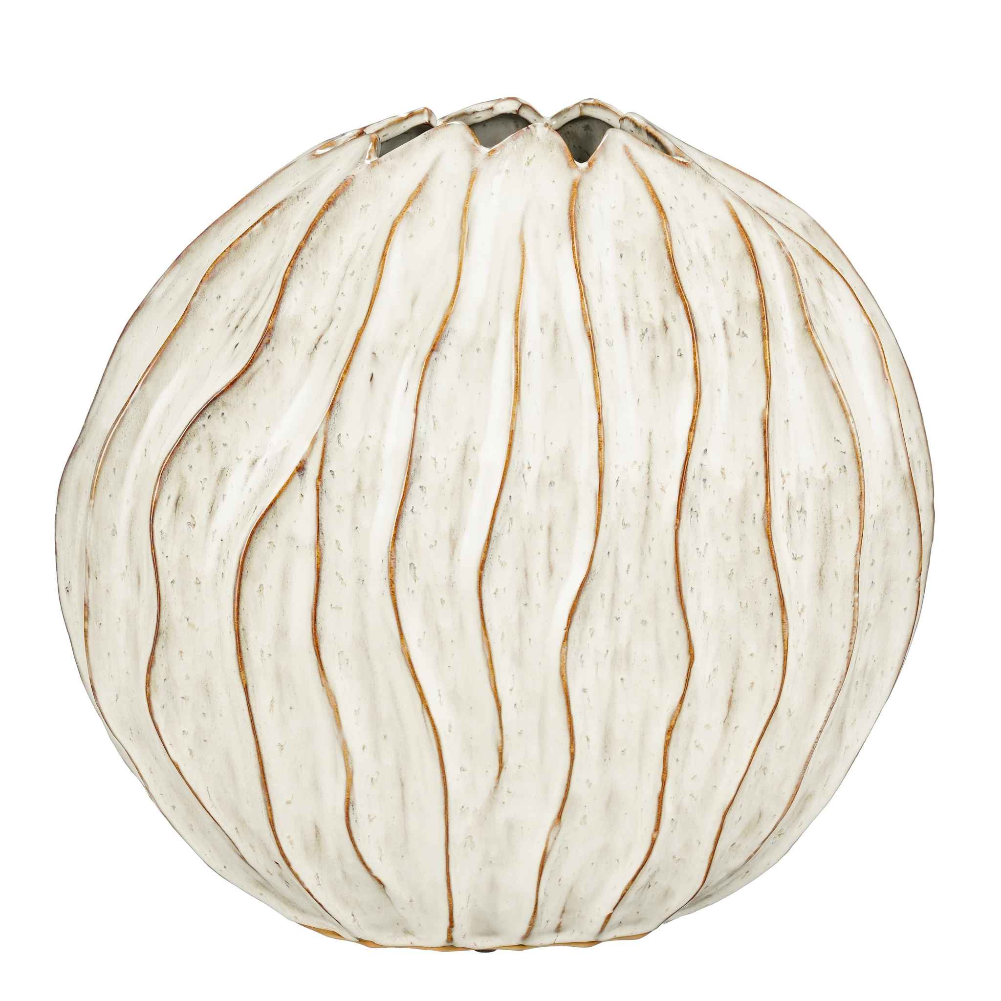 Mica Decorations Vaas Jovi - 43x22x41 cm - Keramiek - Wit