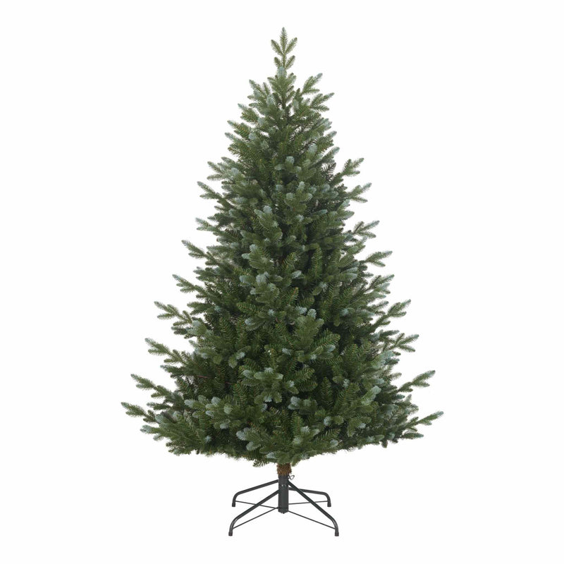 Black Box Kunstkerstboom Burton - 122x122x185 cm - PVC/Polyethyleen - Blauw