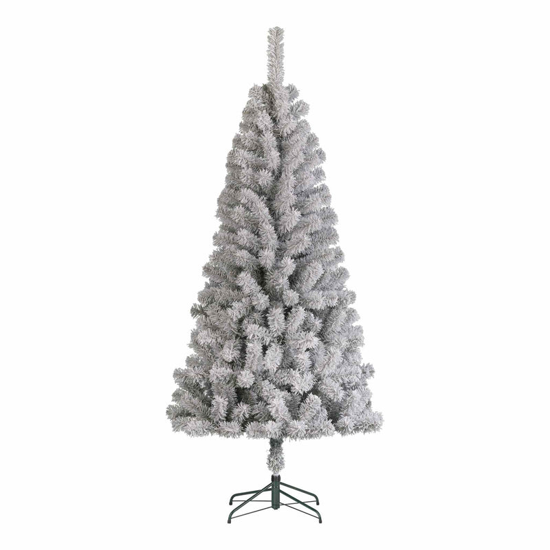 Black Box Kunstkerstboom Ague - 109x109x230 cm - PVC - Bevroren Groen