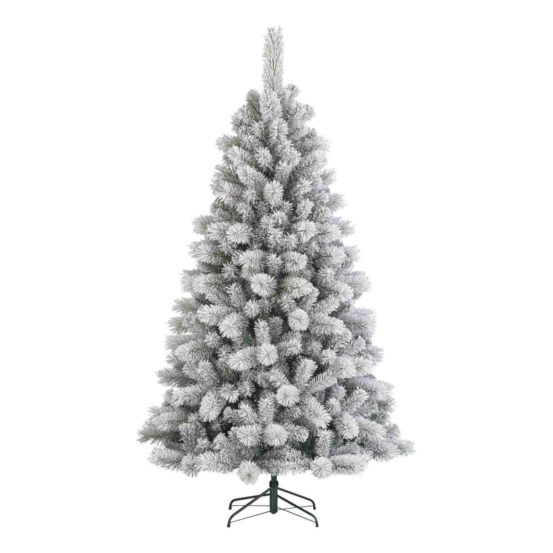 Black Box Kunstkerstboom Brantford - 101x101x185 cm - PVC/Hardnaald - Bevroren Groen