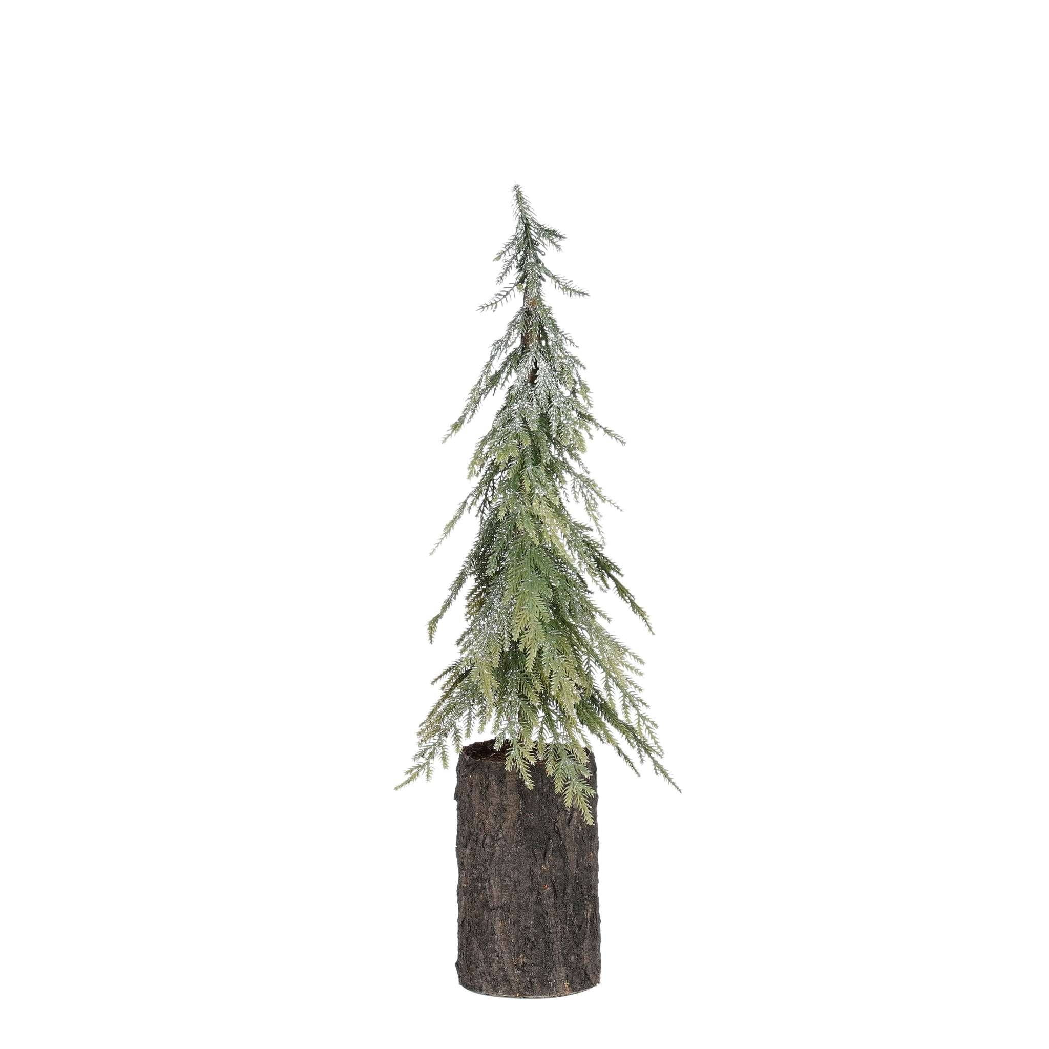 Mica Decorations Kerstversiering Tree - 18x18x55 cm - Polyethyleen - Groen