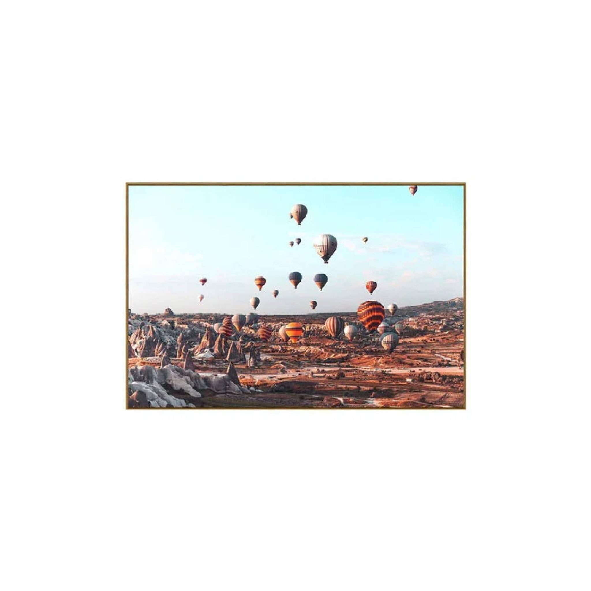 PTMD Wandpaneel Cappadocia View - 120x3x80 cm - Glas - Multi