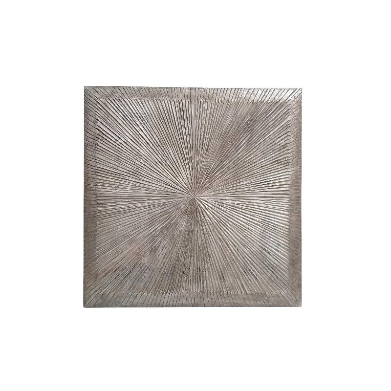 PTMD Wandpaneel Chris - 120x4x120 cm - MDF - Grijs