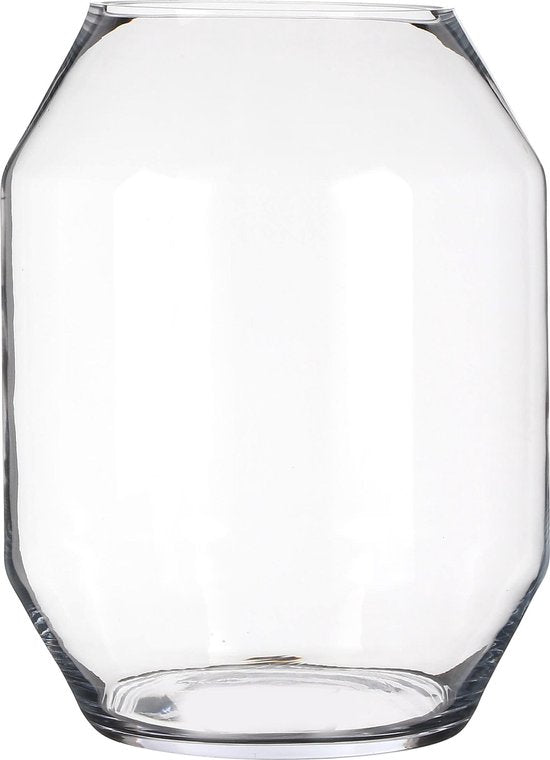 Mica Decorations Dali Vaas - H40 x Ø30 cm - Glas - Transparant