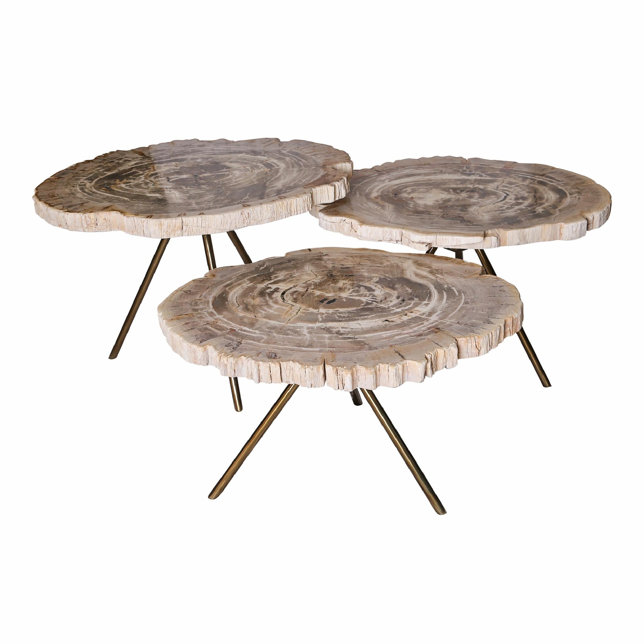 PTMD New Khine Salontafelset - 50x60x48 cm - Set van 3