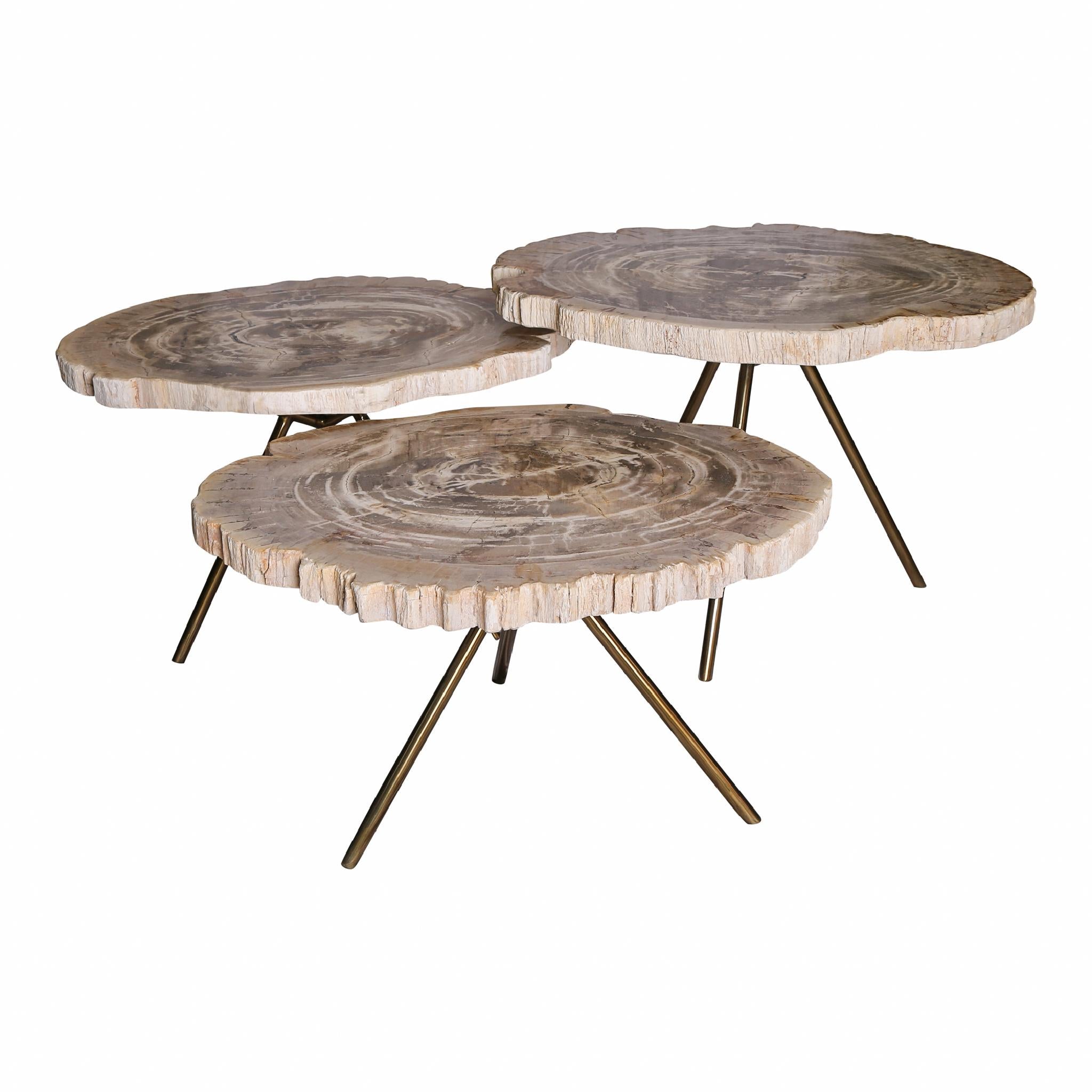 PTMD New Khine Salontafelset - 50x60x48 cm - Set van 3