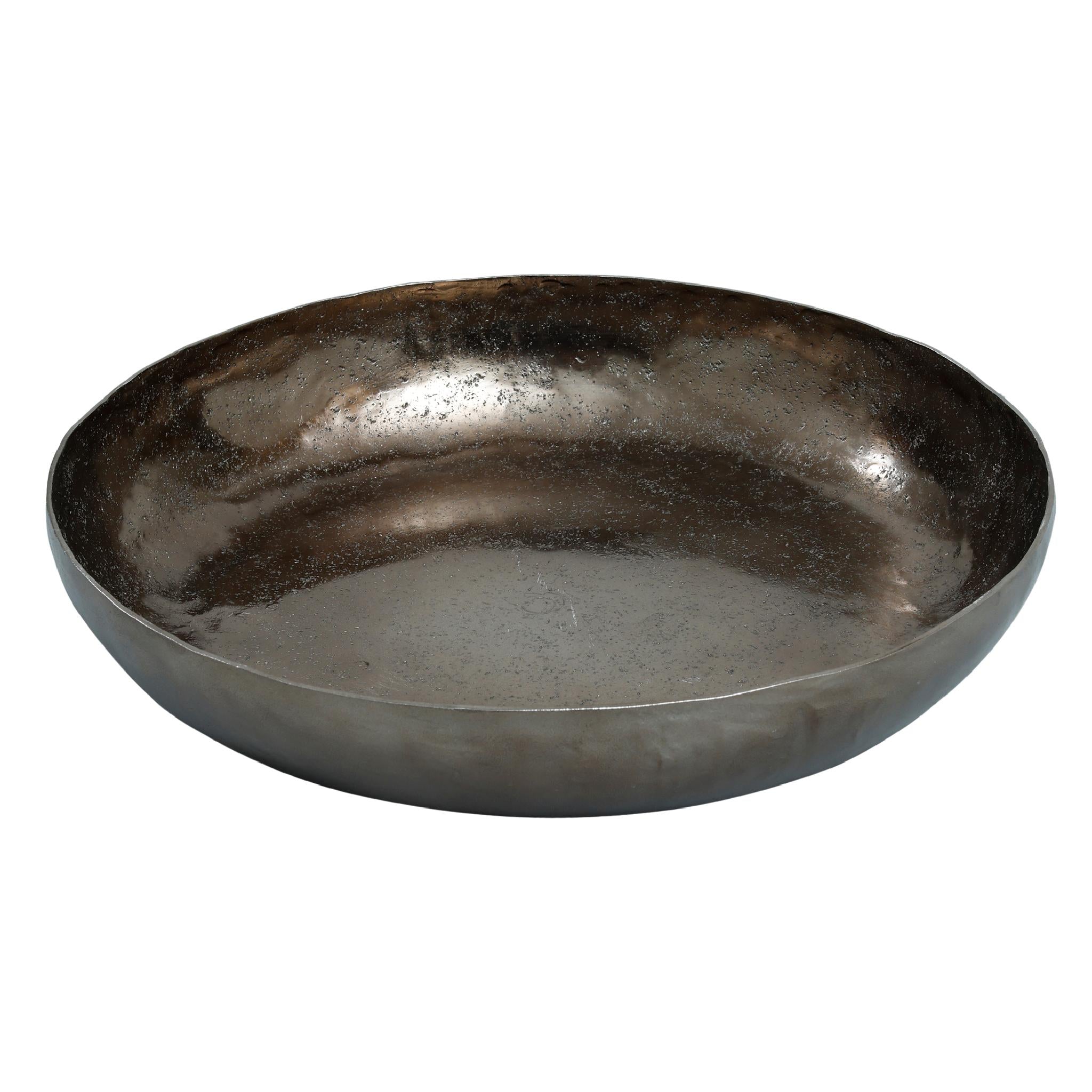 PTMD Blisse Schaal - 30 x 30 x 4,5 cm  - Aluminium - Brons