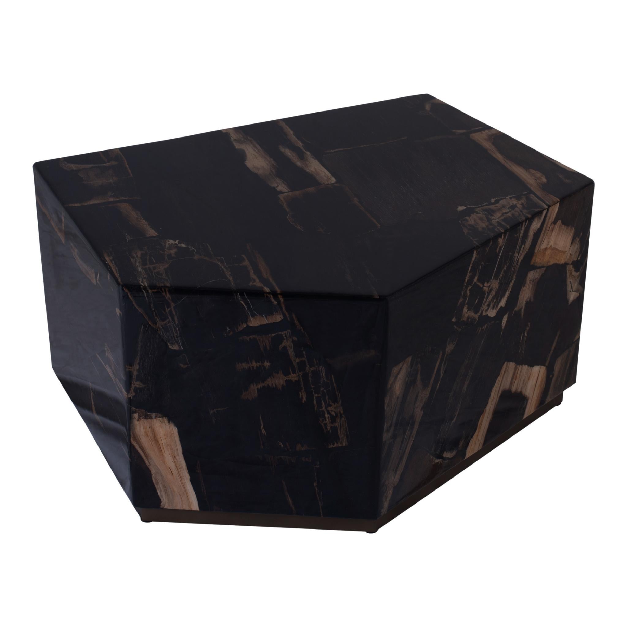 PTMD Rayn Salotnafel - 66 x 53 x 35 cm - Hout - Zwart
