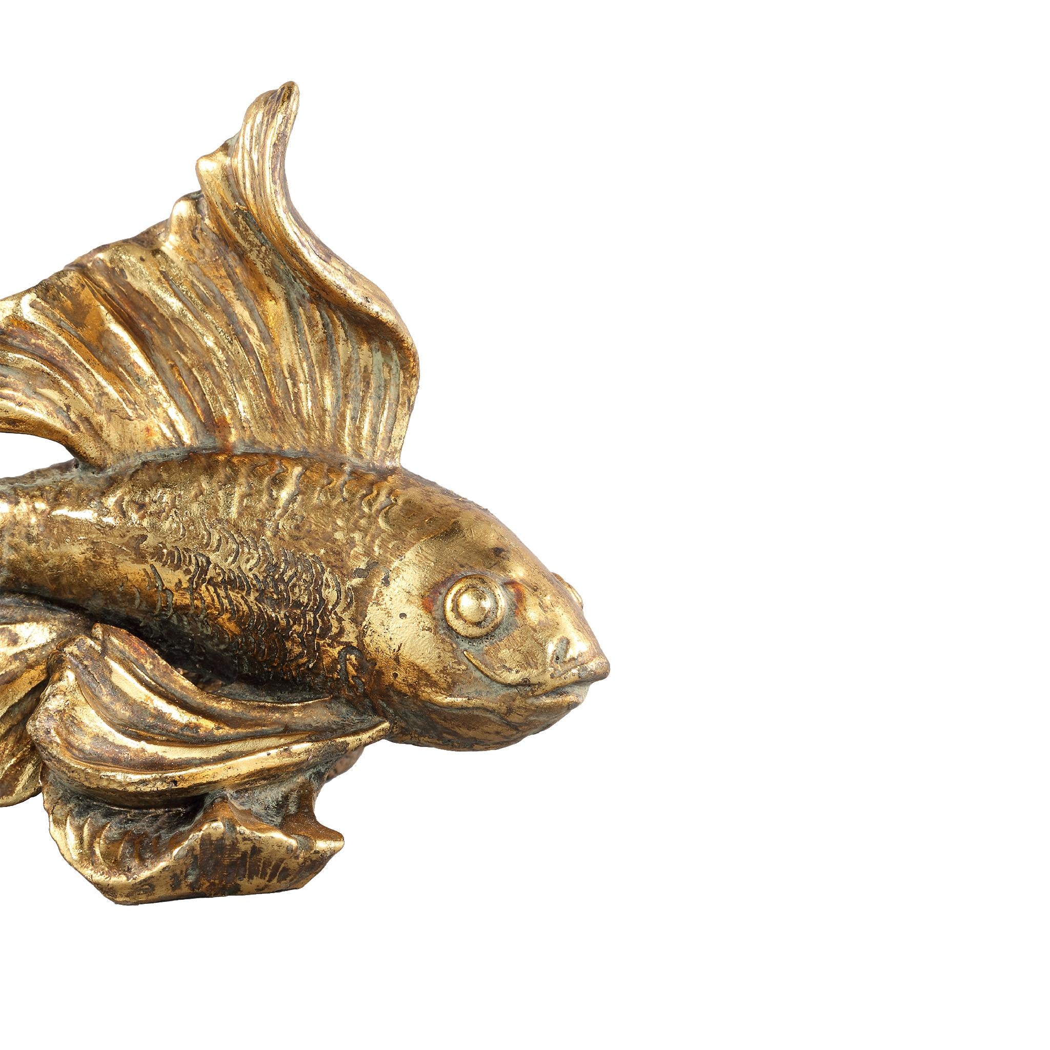 PTMD Azzy Decoratief Standbeeld - 21 x 14 x 16,5 cm  - Poly - Goud