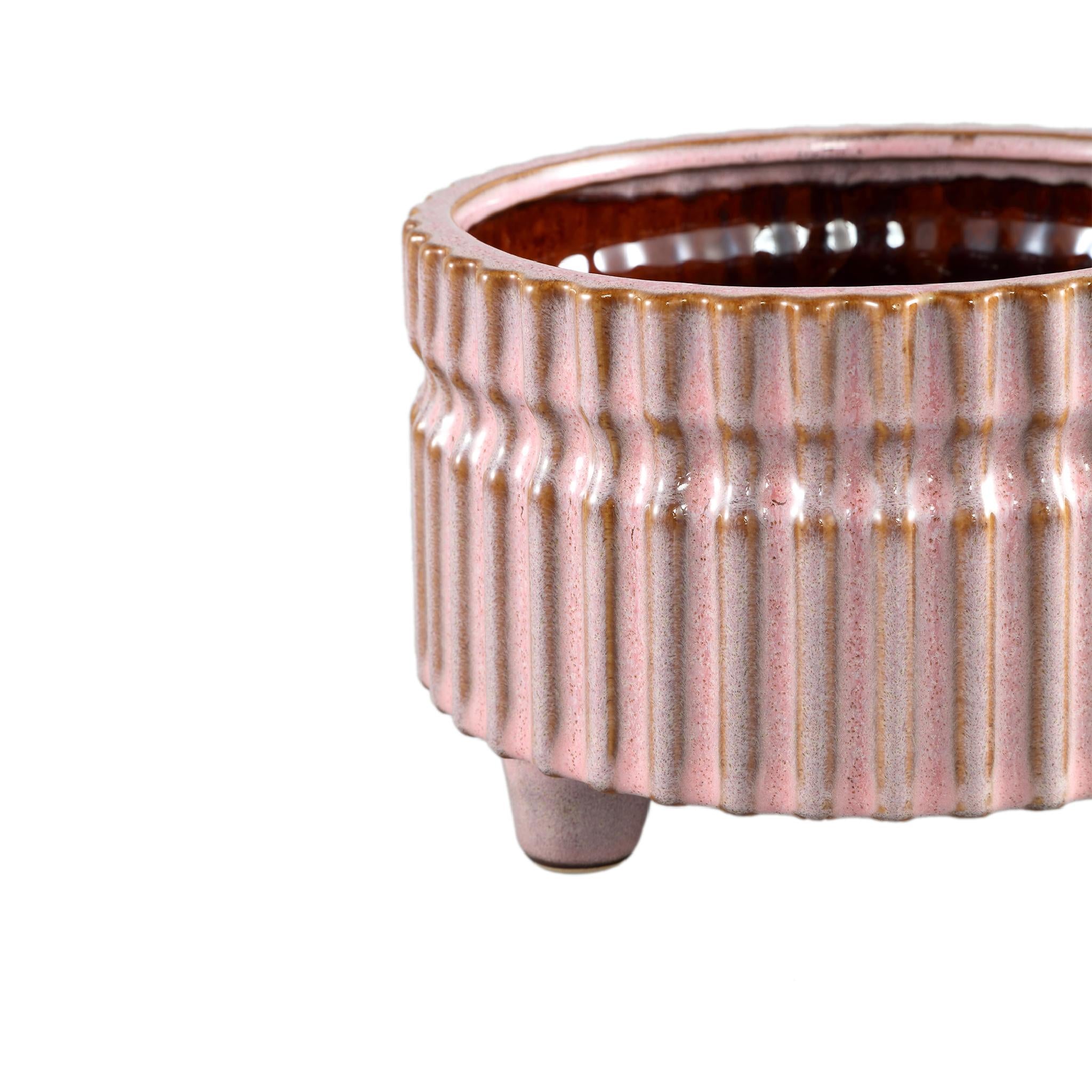 PTMD Molly Bloempot - 19,5 x 19,5 x 13 cm  - Keramiek - Roze