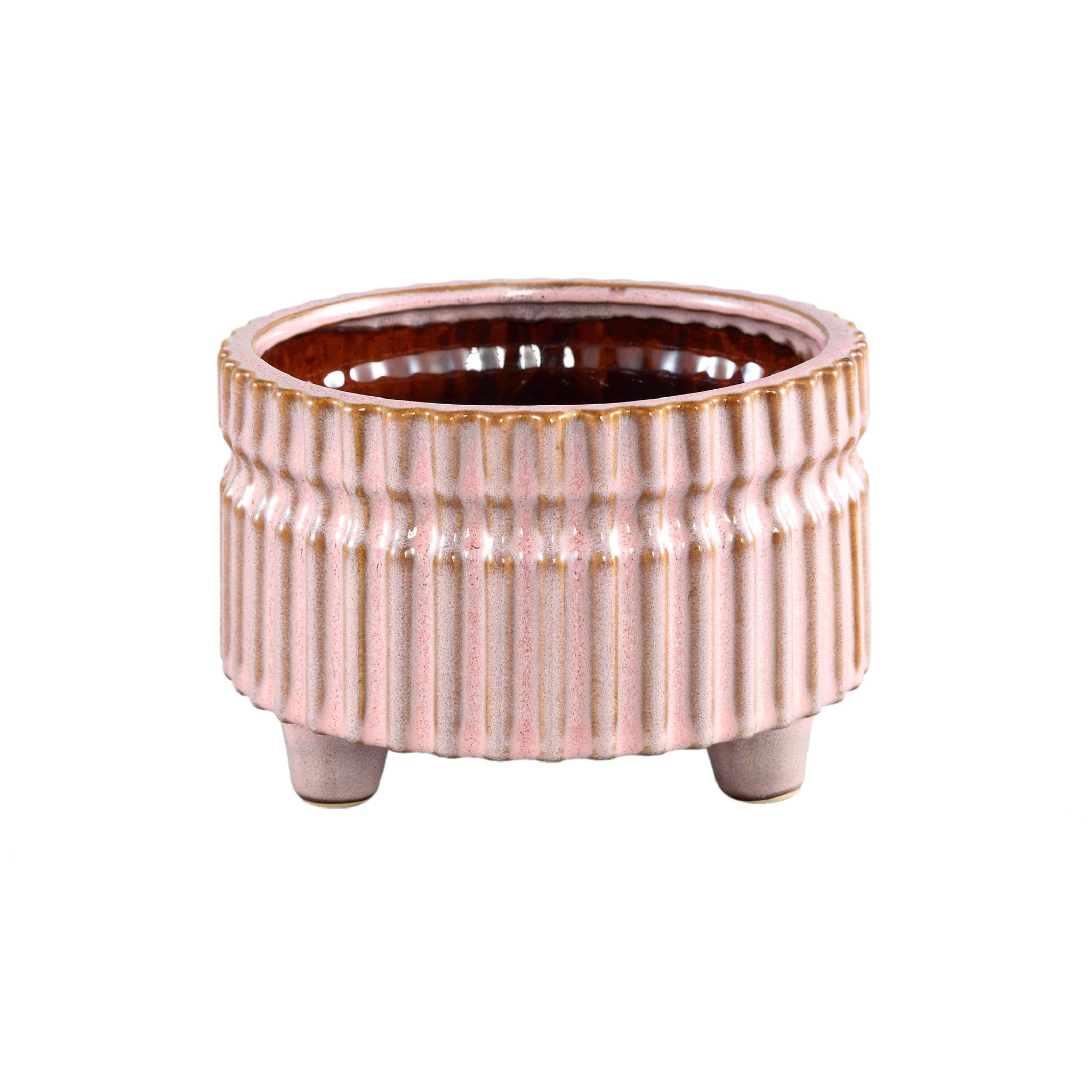PTMD Molly Bloempot - 19,5 x 19,5 x 13 cm  - Keramiek - Roze