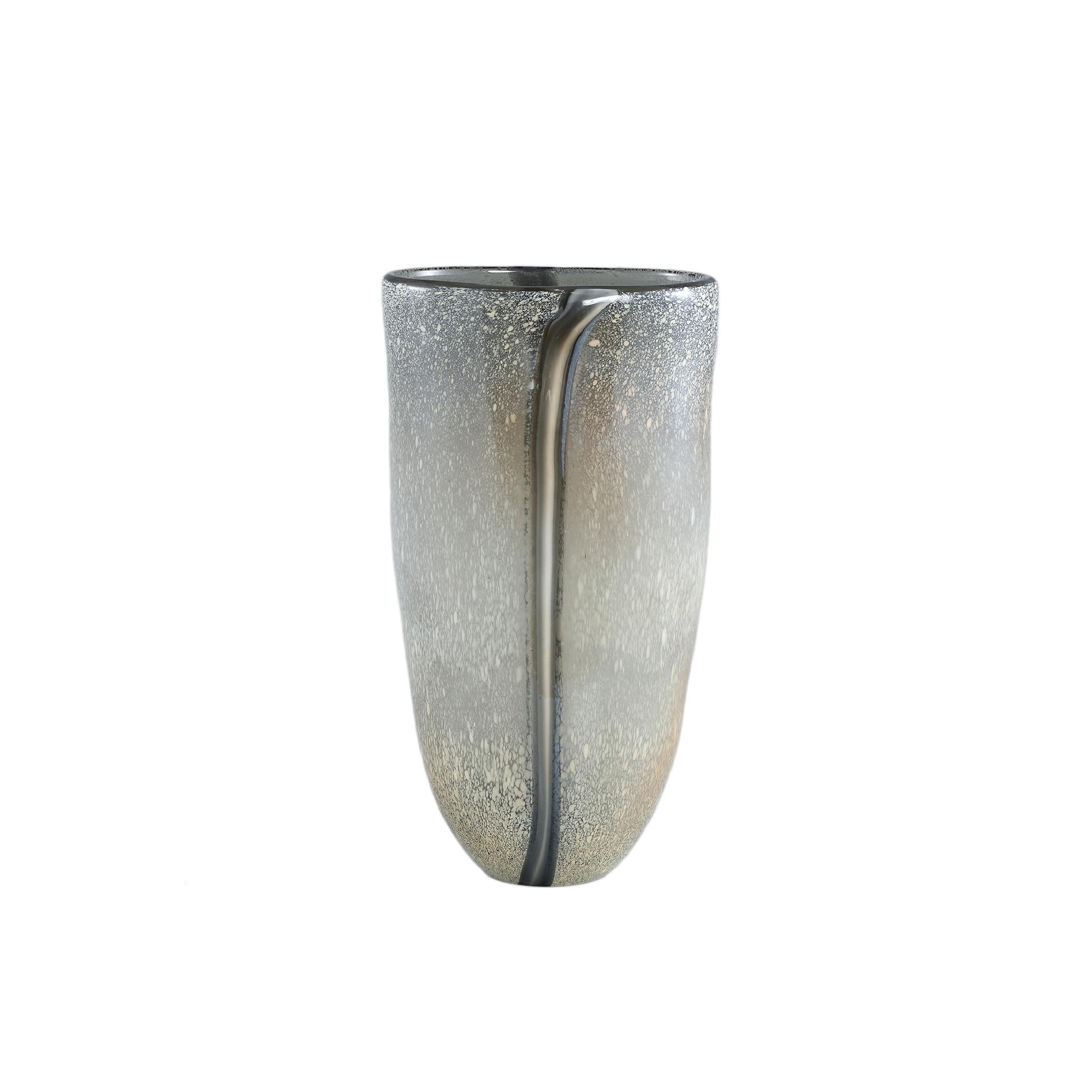 PTMD Nicho Vaas - 20 x 12 x 38 cm - Glas - Creme