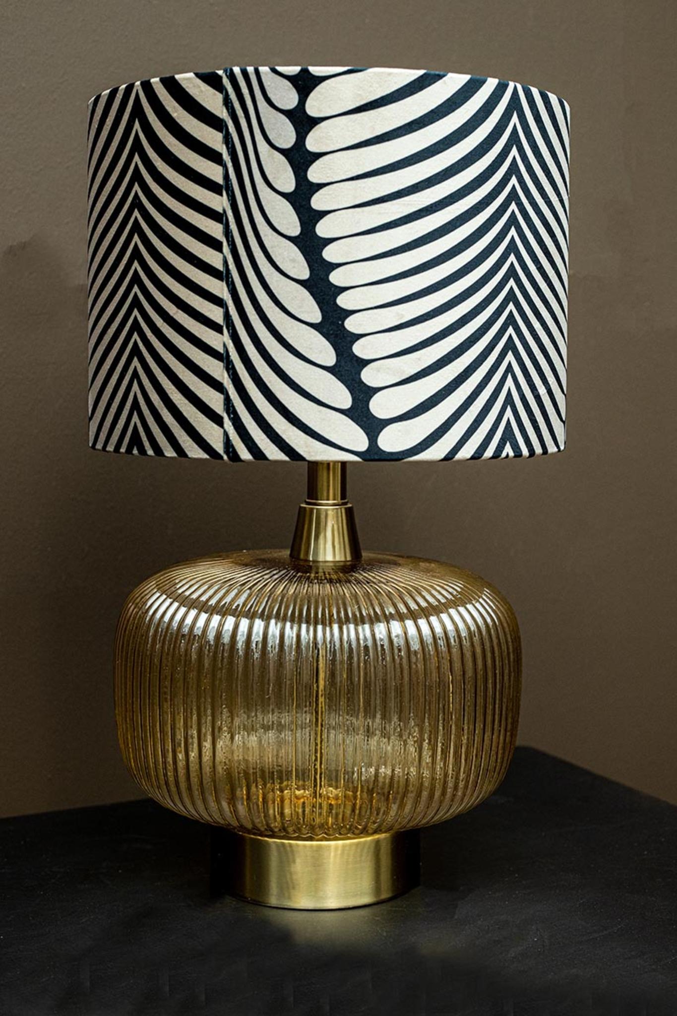 PTMD Juliet Lampenvoet- 27 x 27 x 36 cm - Glas - Goud